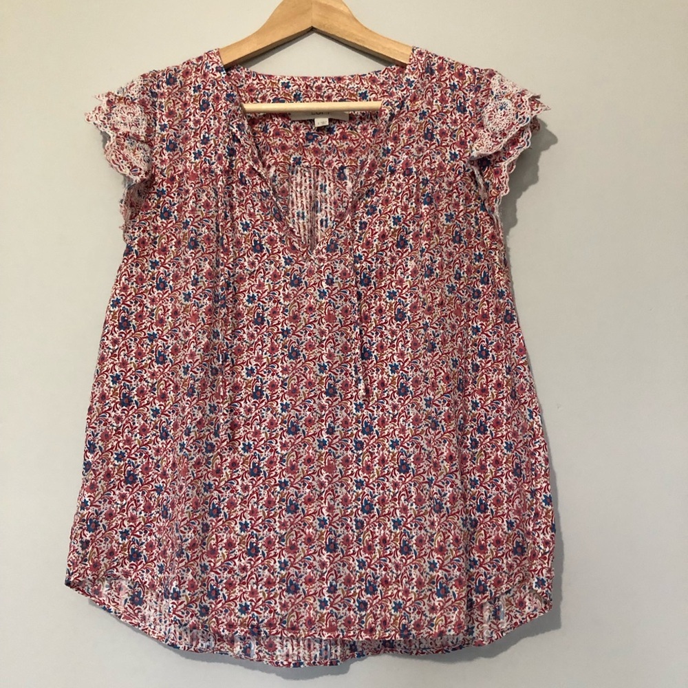 LOFT Size Small 100% Cotton Women’s Top